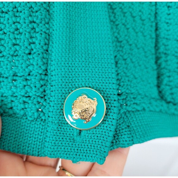 Talbots Kate Cardigan Size L Lapis - Picture 7 of 10